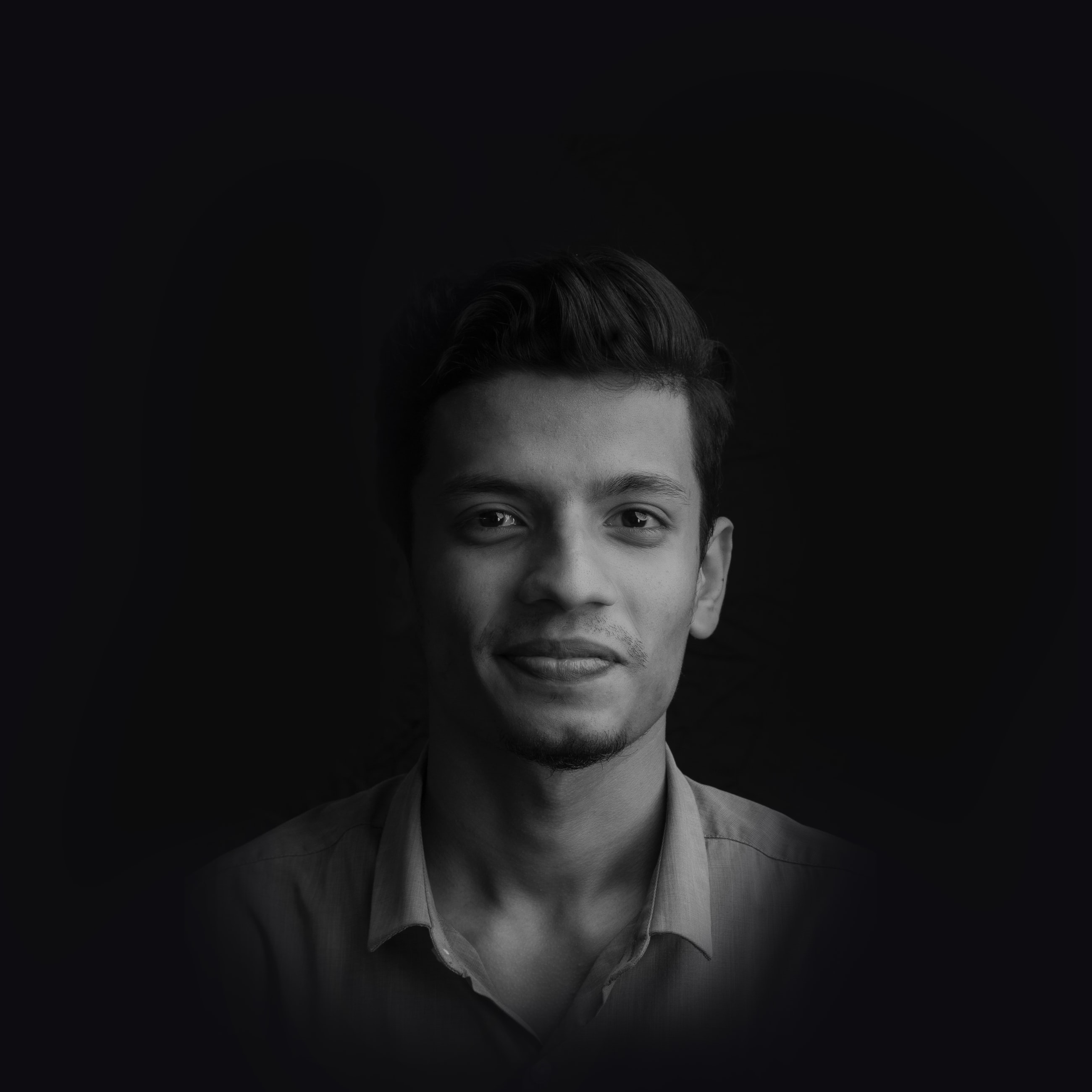 black and white guy Hanes Mustafa