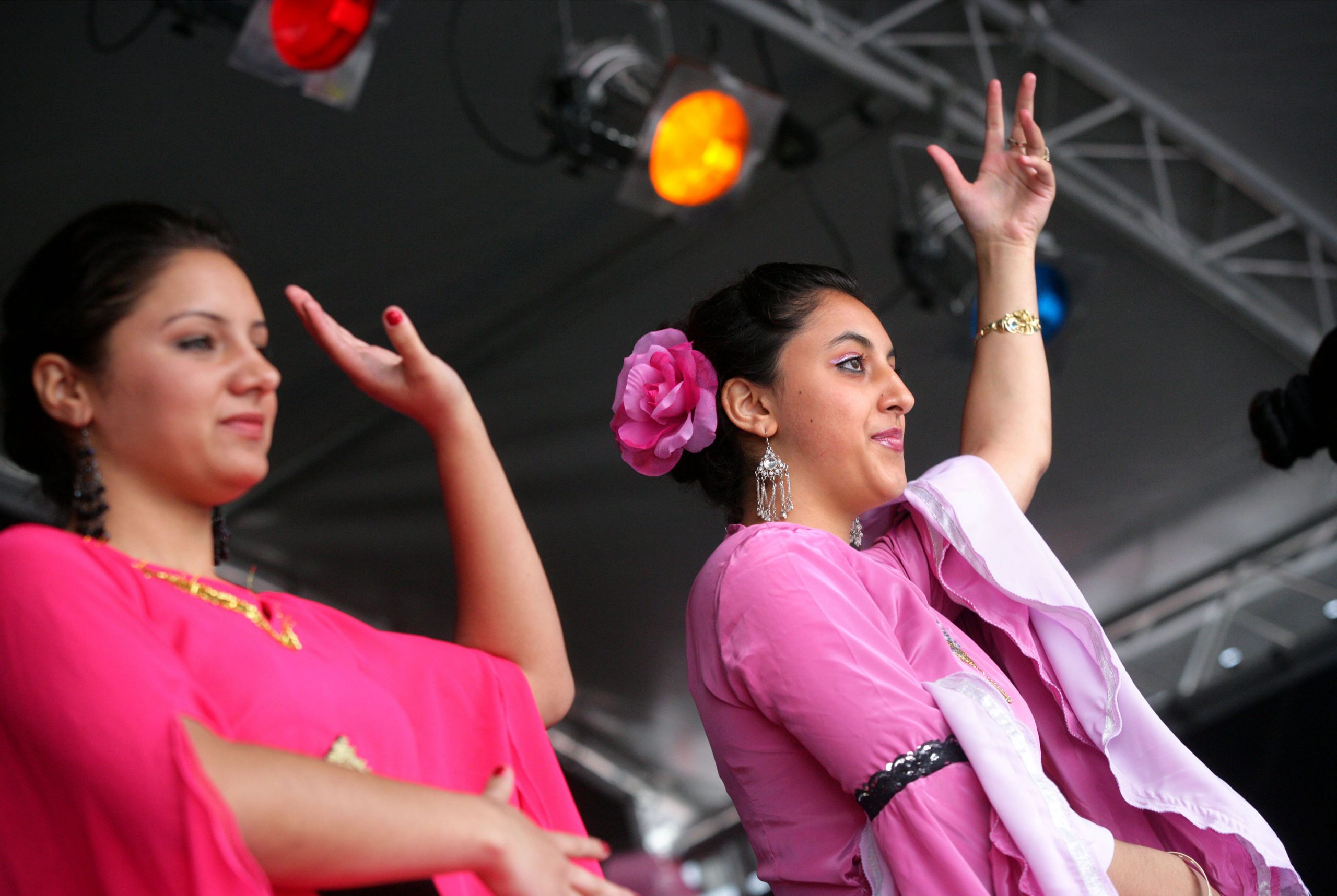 © COPYRIGHT KIRAN RIDLEY 2006 A photo of women dancing at Refugee Week Wales.