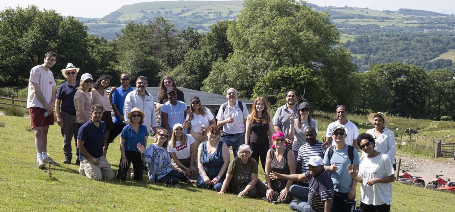 A photograph of the Welsh Refugee Council Ukraine team meeting in our offices.