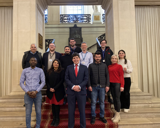 Asylum seekers and refugees get a tour of Cardiff City Hall