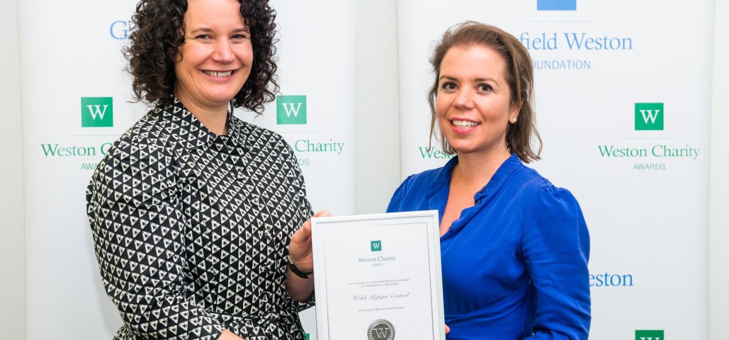 Welsh Refugee Council is a Weston Charity Award Winner!