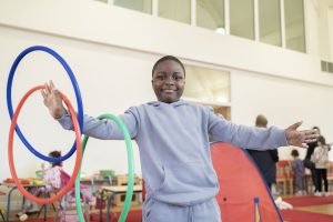 Child playing at the Play Project for sanctuary seekers and refugees.