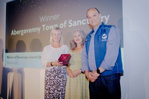 Abergavenny Town of Sanctuary Winners of the Nation of Sanctuary Awards. 